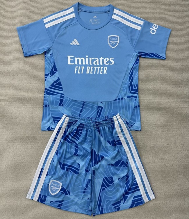 26/27 Arsenal goalkeeper Kids kit blue