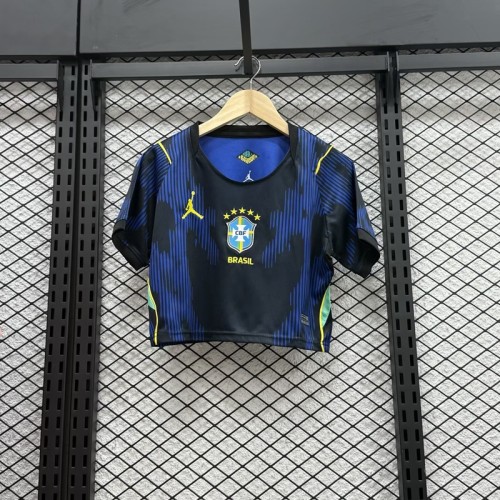 26/27 Brazil Away women's short football Jersey