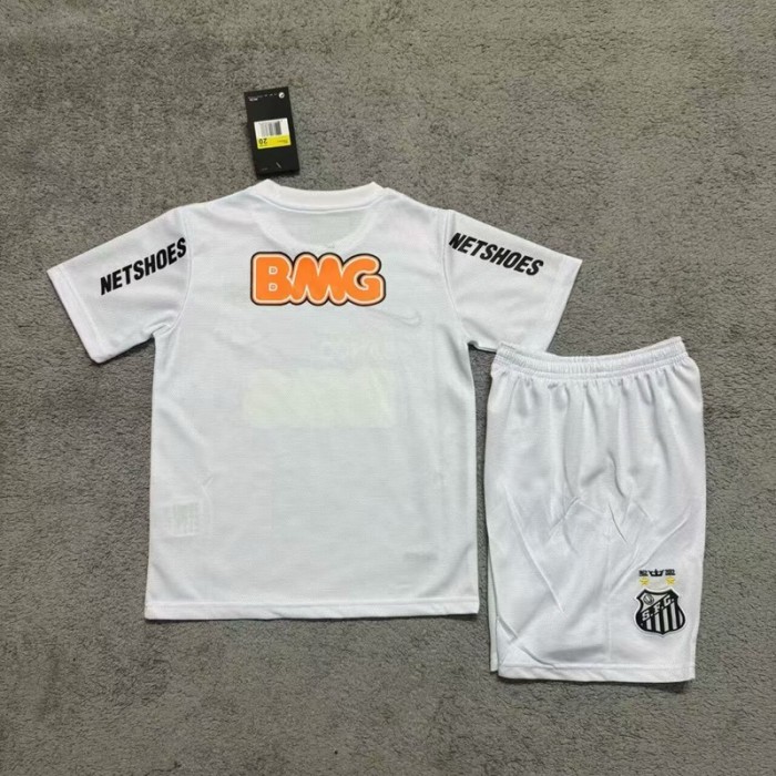 Retro 2013 Santos home kids kit with socks