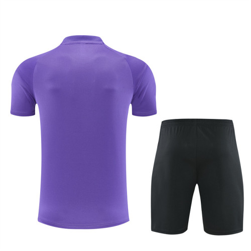 26/27 Barcelona kids Short sleeve training suit Purple