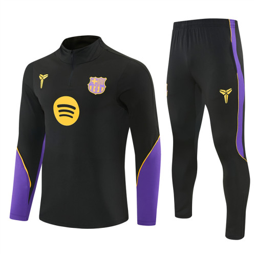 26/27 Barcelona kids training suit light black