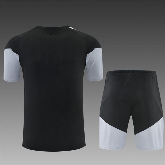 26/27 Spain short -sleeved training suit black