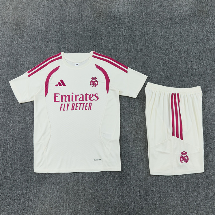 26/27 Real Madrid Short sleeve Adult training suit