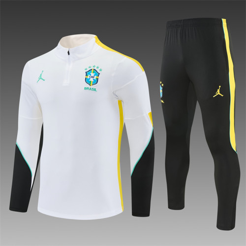 26/27 Brazil Jordan Adult training suit white