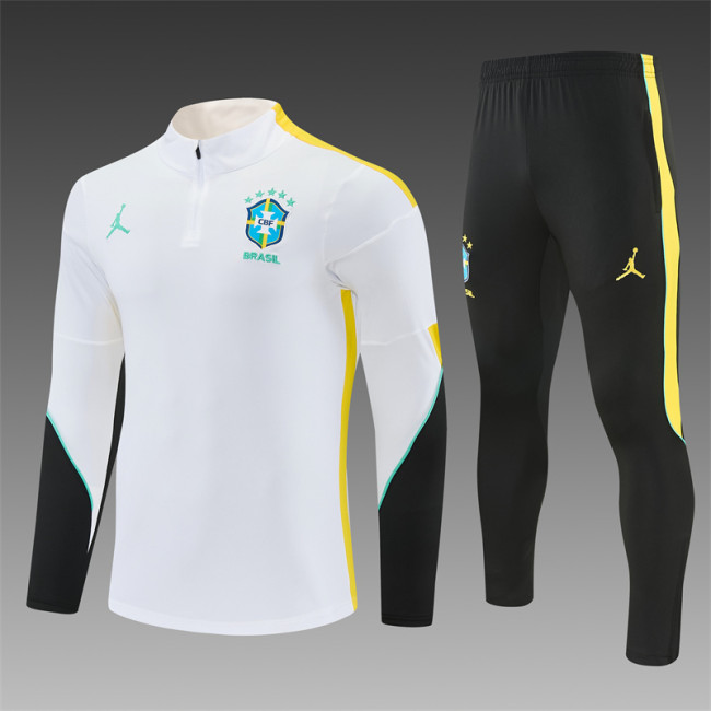 26/27 Brazil Jordan Adult training suit white
