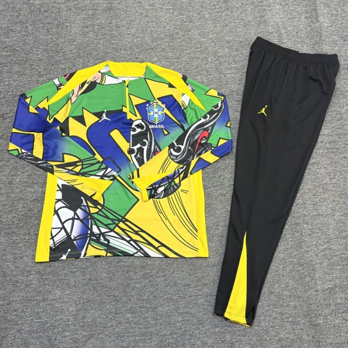 26/27 Brazil Kids training suit Graffiti version