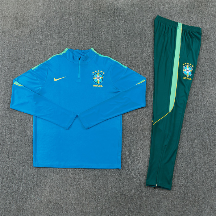 26/27 Brazil  Adult training suit sky blue