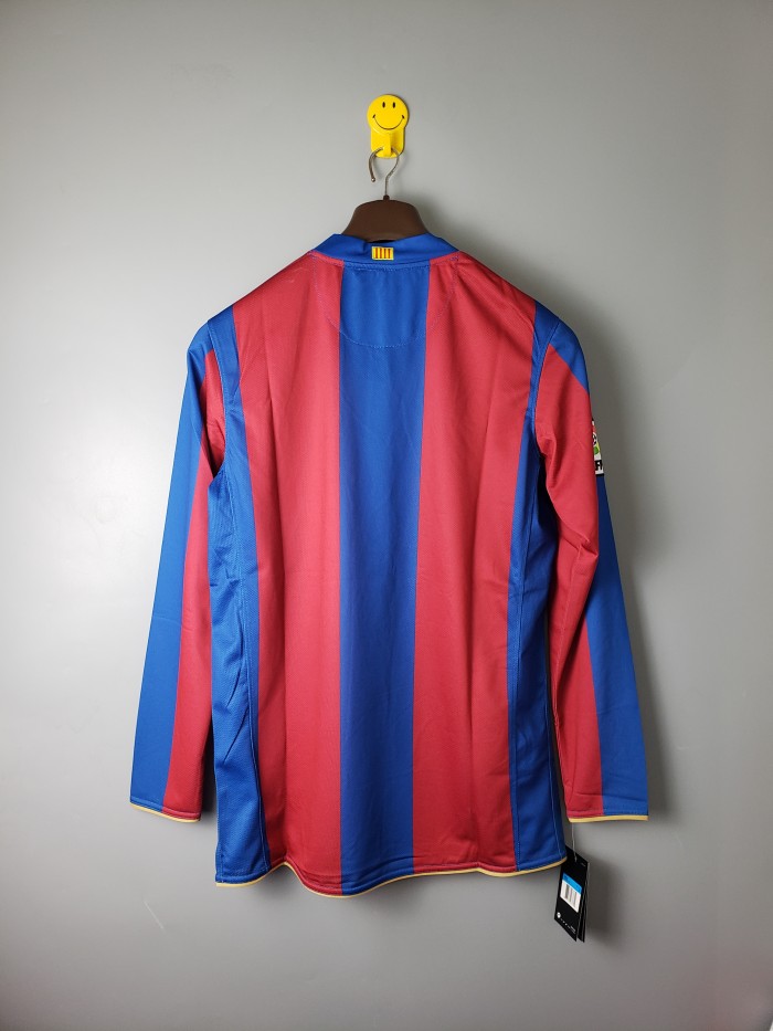 Retro 07/08 Barcelona long sleeves home