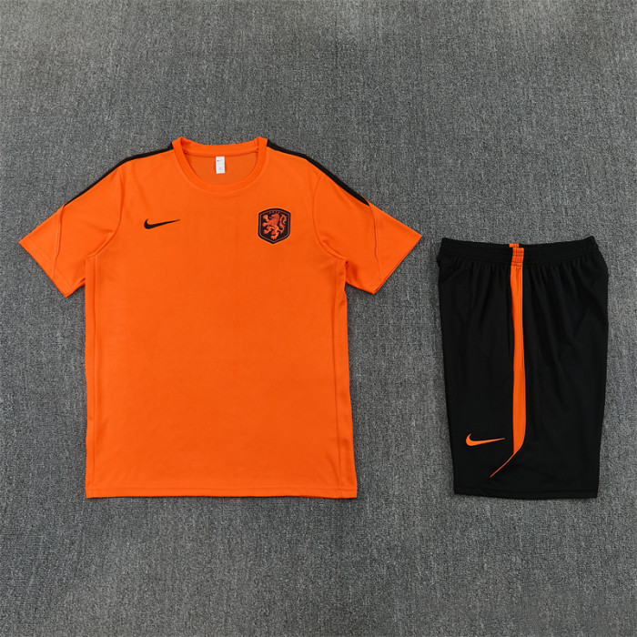 26/27 Netherlands short -sleeved training suit orange