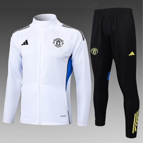 25/26 Manchester United kids jacket white