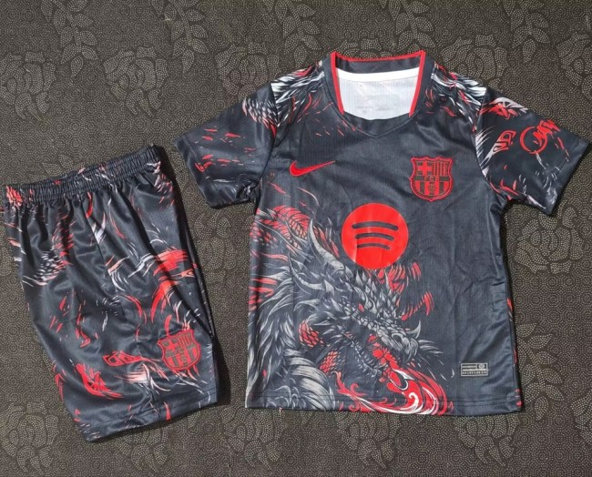 26/27 Barcelona kids kit Black Dragon Special Edition