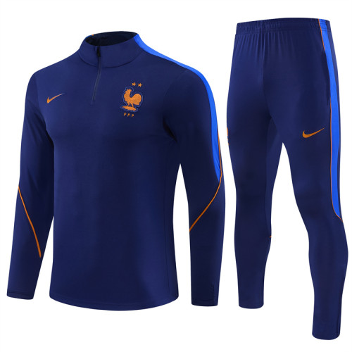 26/27 France kids training suit Royal Blue