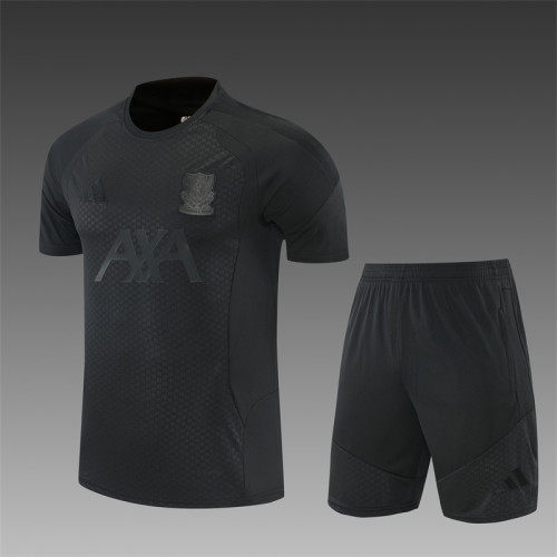 26/27 Liverpool Short sleeve training suit black