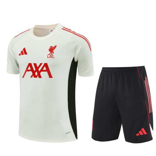 25/26 Liverpool Short sleeve training suit white