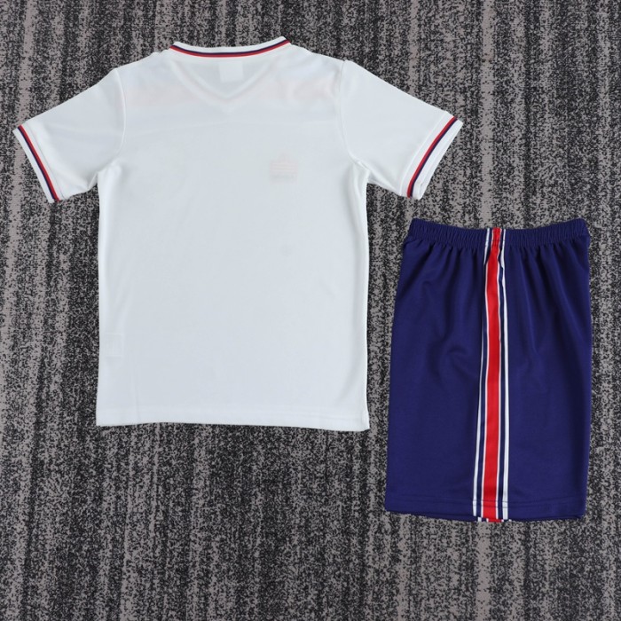 Retro 1982 England home kids kit