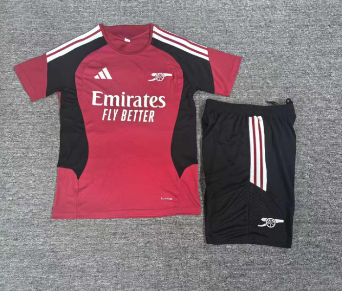 26/27 Arsenal Short sleeve training Adult suit red