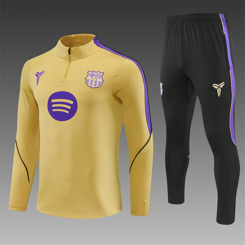 26/27 Barcelona Adult training suit golden