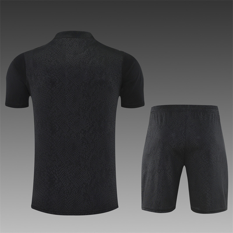25/26 Barcelona Short sleeve Adult training suit black