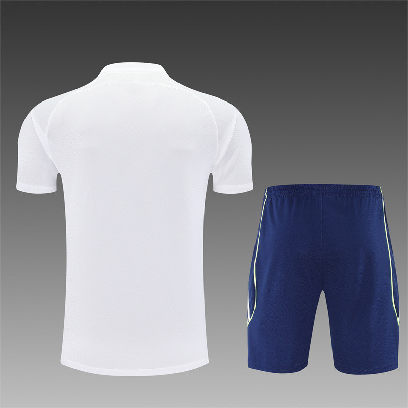 25/26 Real Madrid kids Short sleeve training suit white