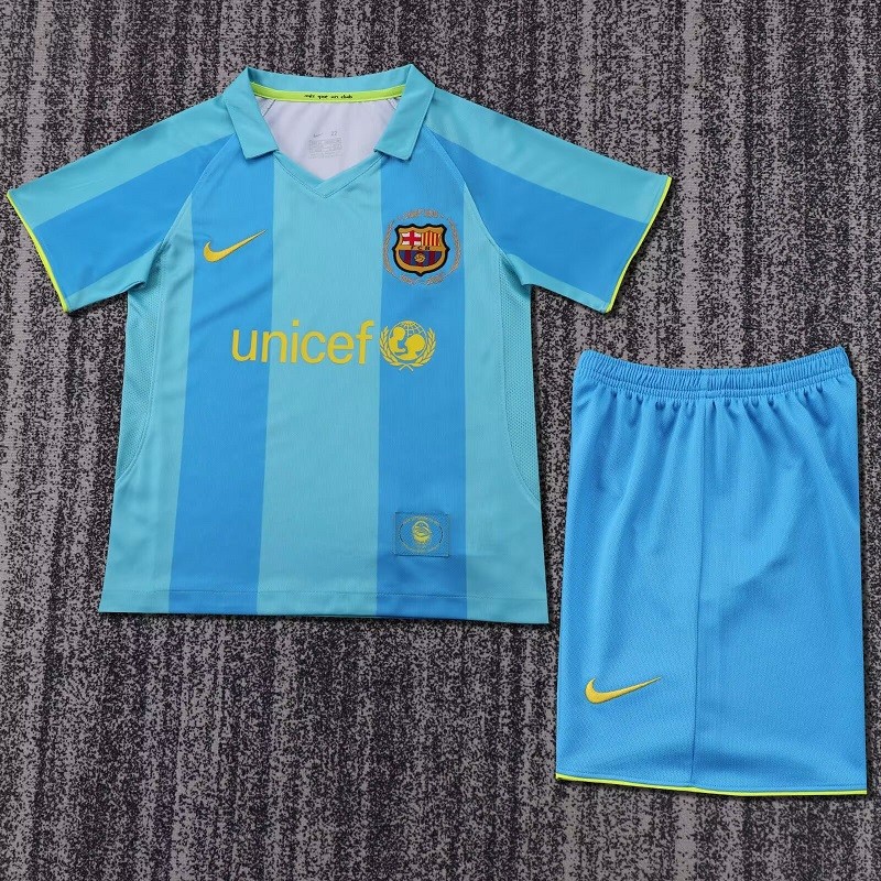 Retro 07/08 Barcelona Away kids kit