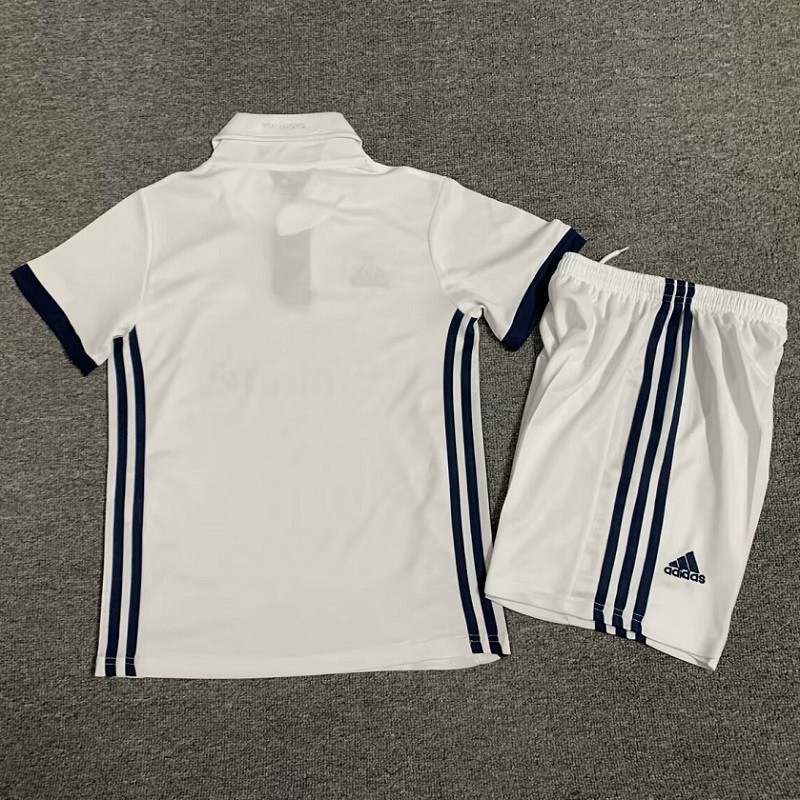 16/17 Retro Real Madrid home kids kit