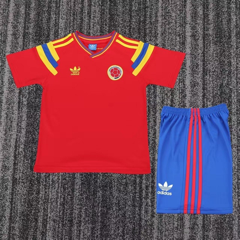 Retro 1990 Colombia home kids kit