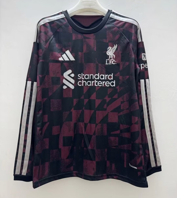 26/27 liverpool third football Jersey Long sleeves