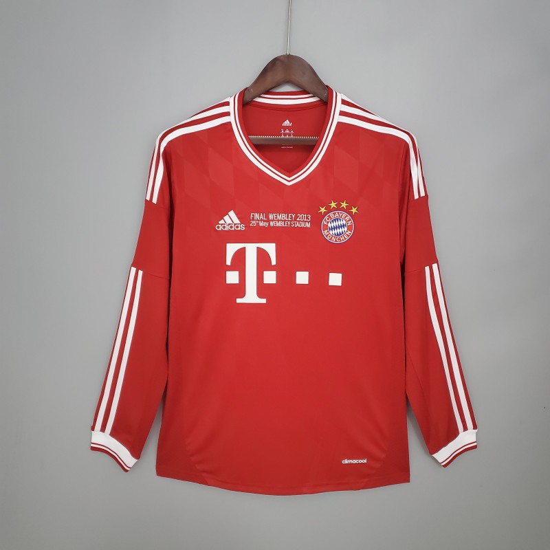 Retro long sleeve Bayern Munich 13/14 Champions League home