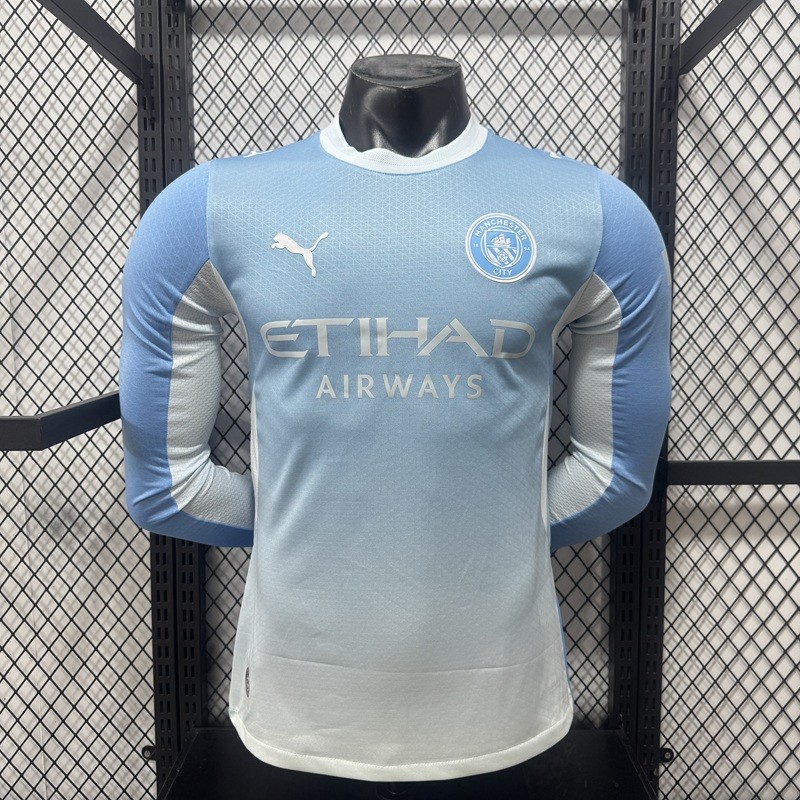 26/27 Manchester City home Player version long sleeves