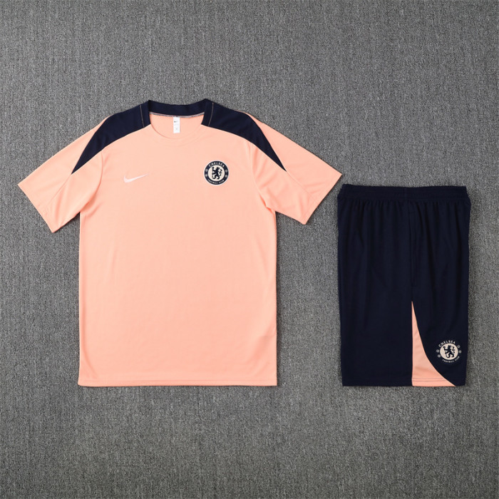 25/26 Chelsea short sleeved Adult training suit pink