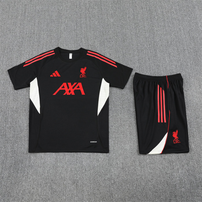 25/26 Liverpool kids Short sleeve training suit black