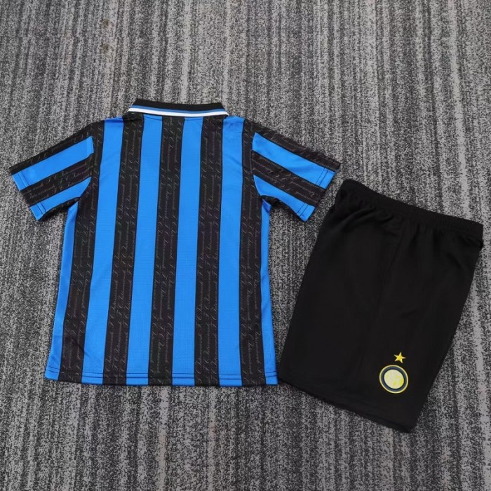 Retro 97/98 Inter Milan home kids kit