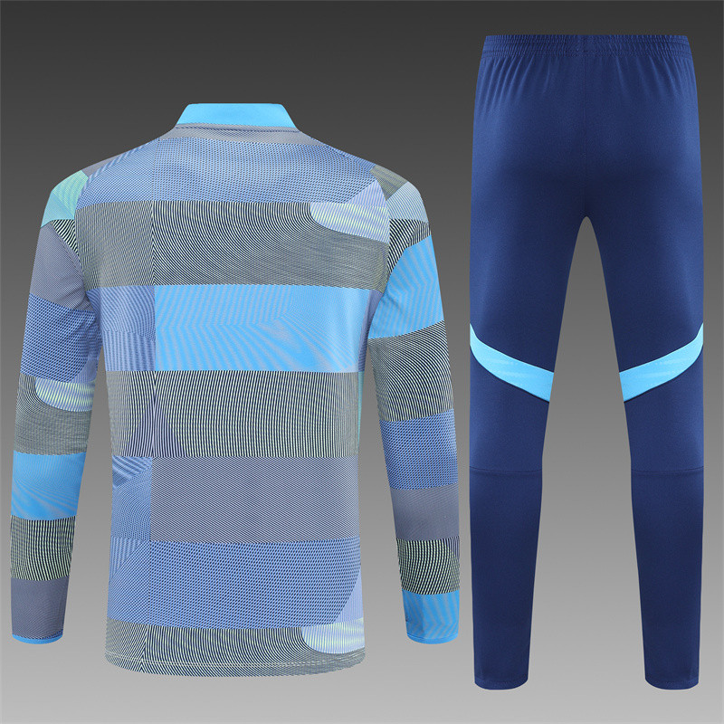 25/26 Real Madrid Kids training suit Grey blue