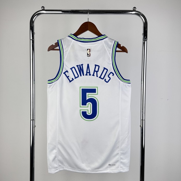 NBA Timberwolves #5 Edwards Basketball Jersey