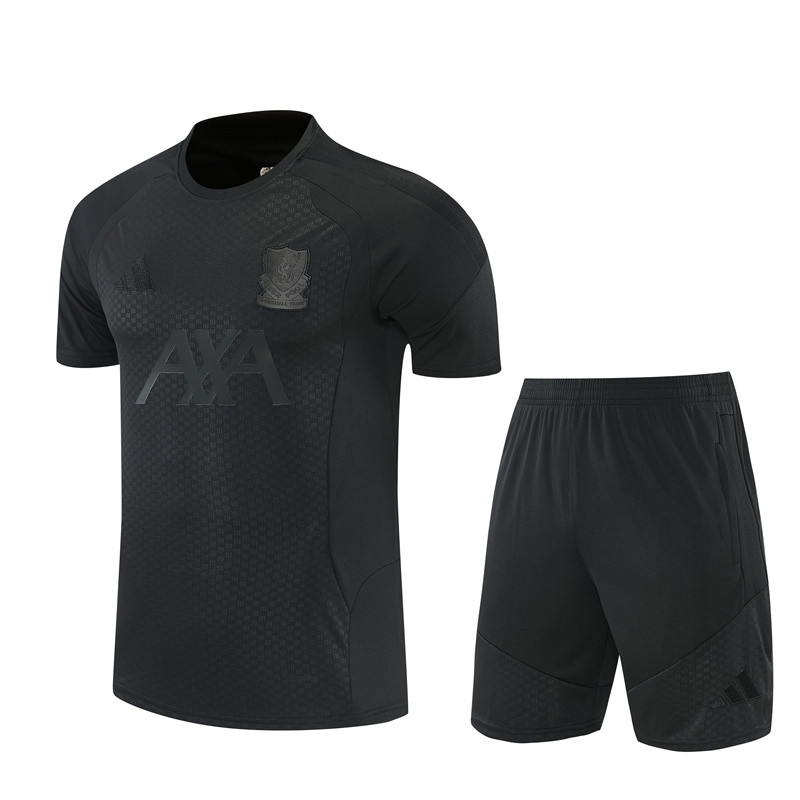 26/27 Liverpool kids Short sleeve training suit black