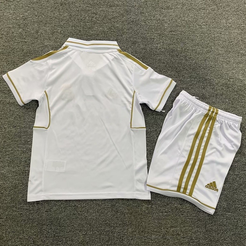 11/12 Retro Real Madrid home kids kit