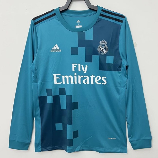 Retro 17/18 Real Madrid third Long sleeve