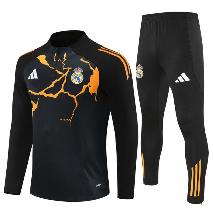25/26 Real Madrid Kids training suit black