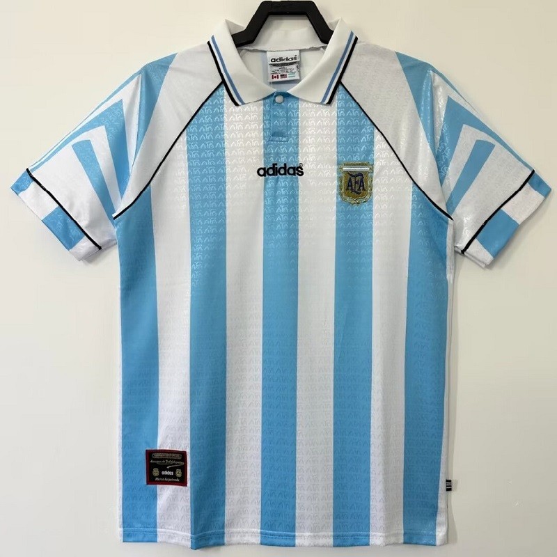 Retro 96/97 Argentina home football Jersey