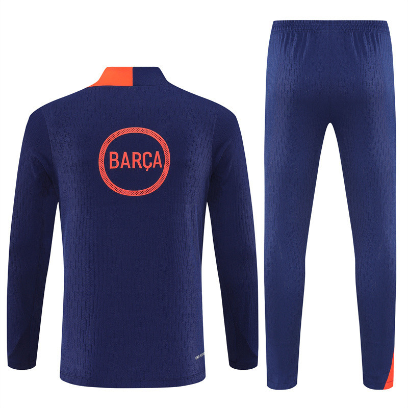 25/26 Barcelona kids training suit Royal Blue