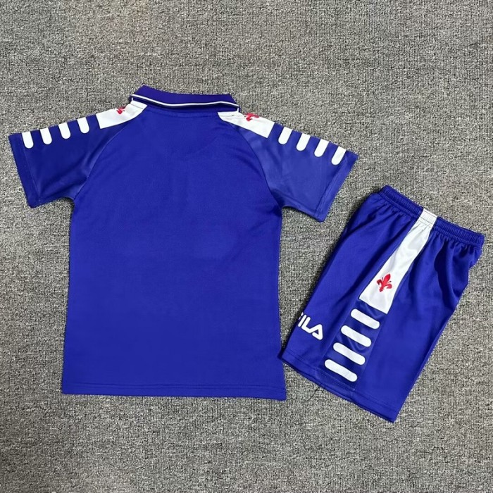 Retro 98/99 Fiorentina home kids kit