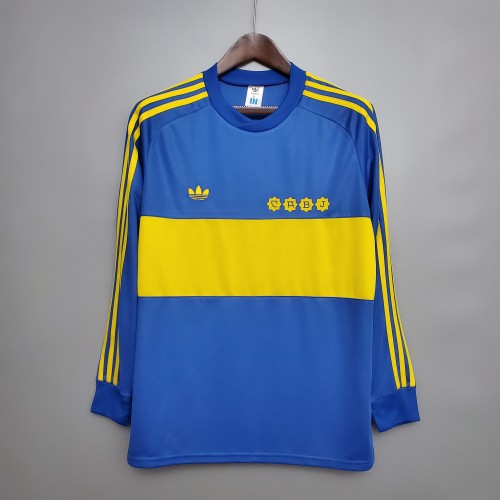 Retro Long sleeve 1981 Boca Juniors home