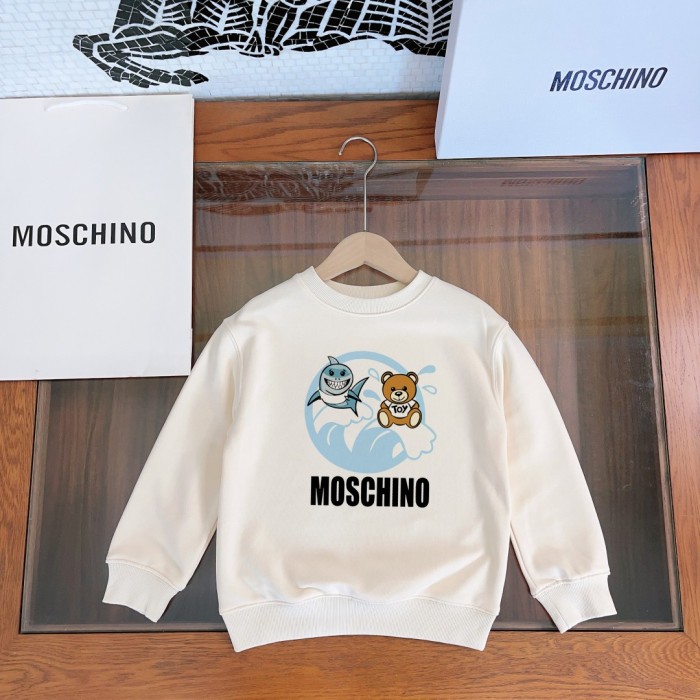 Moschino white high quality hoodie for kids