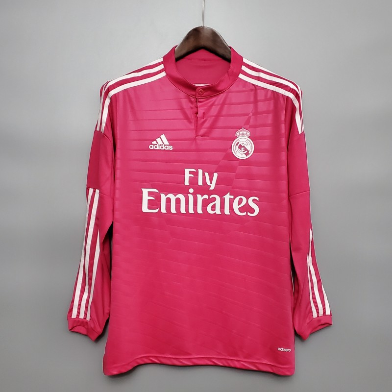 Retro Long Sleeve Real Madrid 14/15 Away