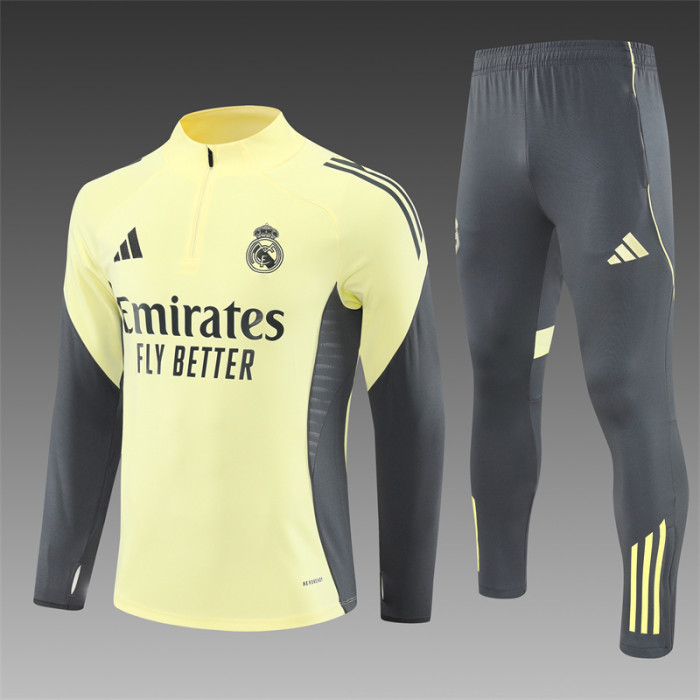 25/26 Real Madrid Kids training suit Yellow