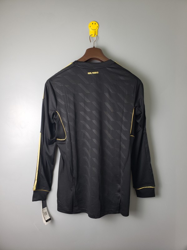 Retro 2012 Real Madrid black long sleeves