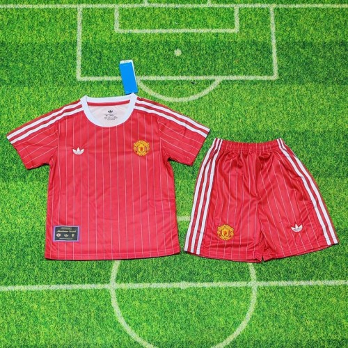 26/27 Manchester United kids kit Clover Joint Edition