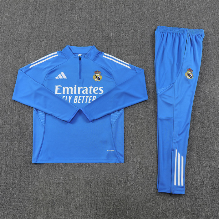 25/26 Real Madrid Adult training suit blue