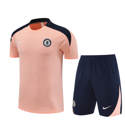 25/26 Chelsea short sleeved Adult training suit pink