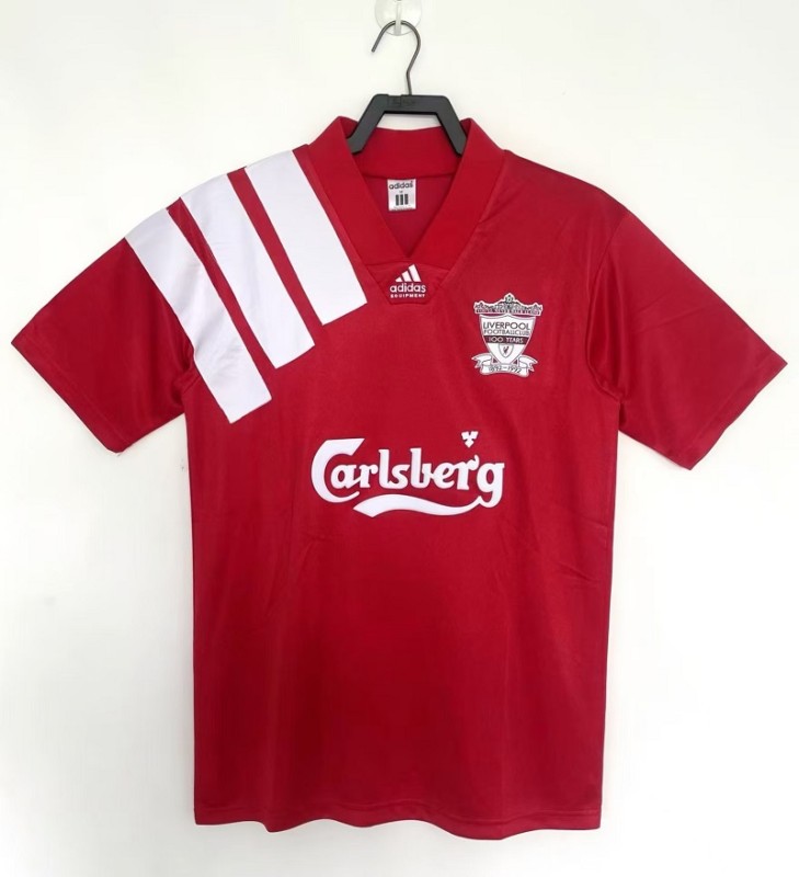 Retro 92/93 Liverpool home football shirt